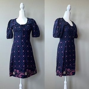 Anthropologie Maeve Peasant Floral Dress